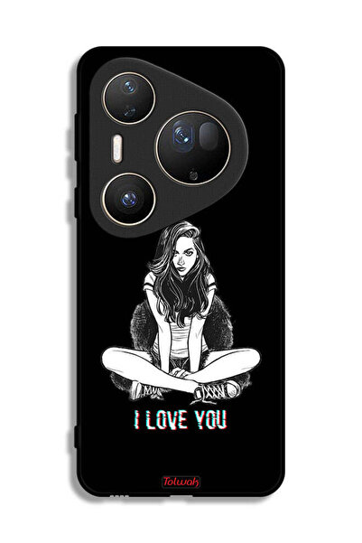Tolwak غطاء حماية فائق من هواوي بيورا 80 برسومات "أحبك"