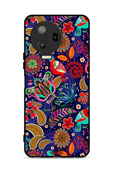 Tolwak غطاء حماية لهاتف Infinix Note 12 Pro 4G بنقشة طيور وزهور