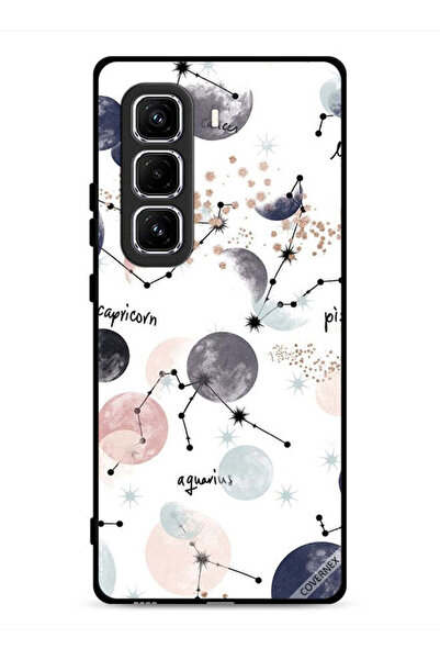 Covernex غطاء حماية لهاتف Infinix Hot 50 Pro 4G برسومات Planets Paint Art