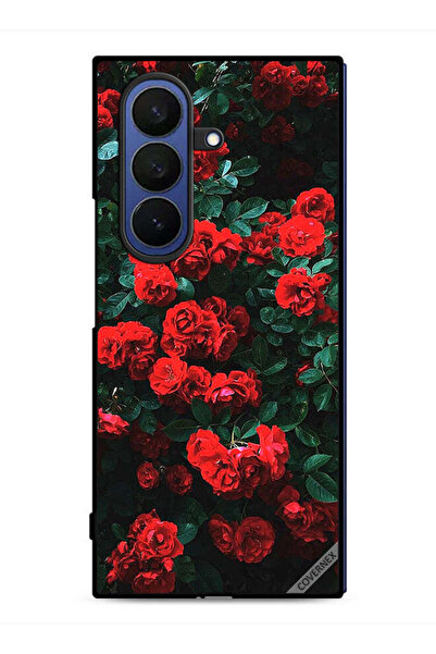 Covernex غطاء حماية لهاتف سامسونج جالاكسي زد فولد 7، تصميم حديقة الورود