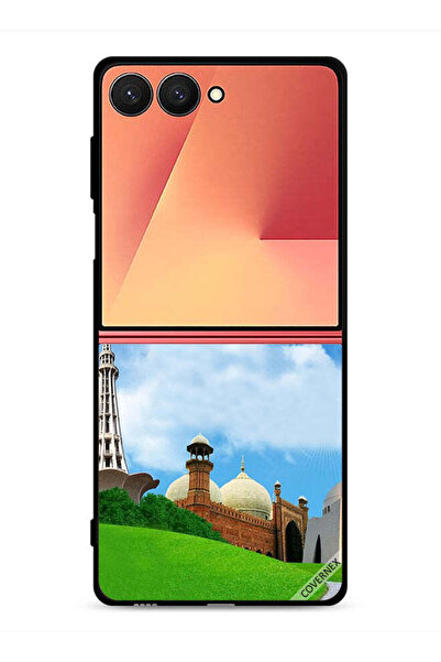 Covernex غطاء حماية لجهاز Samsung Galaxy Z Flip7 باللون الأخضر الباكستاني