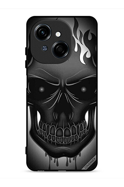 Covernex غطاء حماية لهاتف تكنو سبارك جو 1 إس 4G برسومات جمجمة