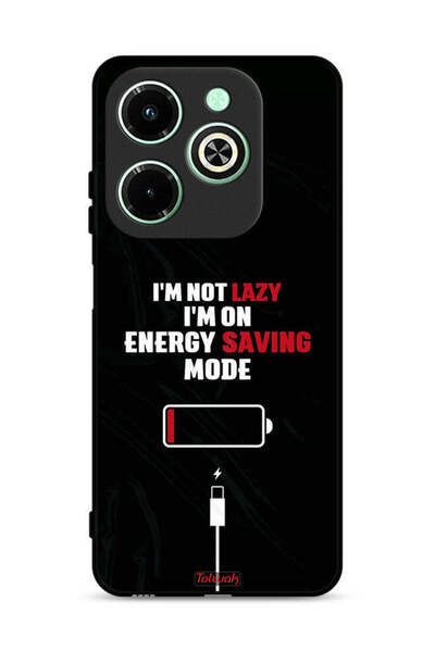 Tolwak غطاء حماية لهاتف Infinix Hot 40i 4G أنا لست كسولاً، أنا في وضع توفير ا...