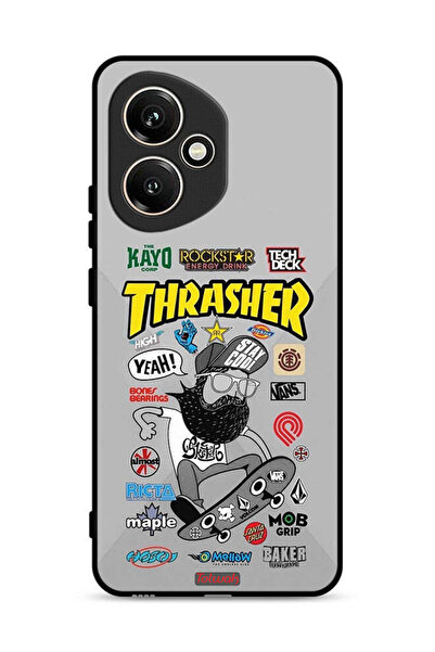 Tolwak غطاء حماية لهاتف Honor 400 بتصميم Thrasher Sticker