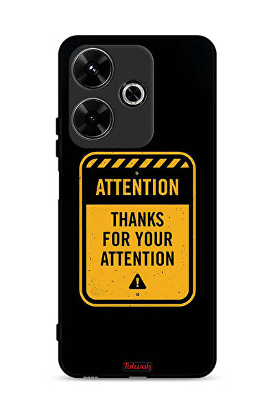 Tolwak غطاء حماية لهاتف Xiaomi Redmi 13 4G شكرًا على الاهتمام