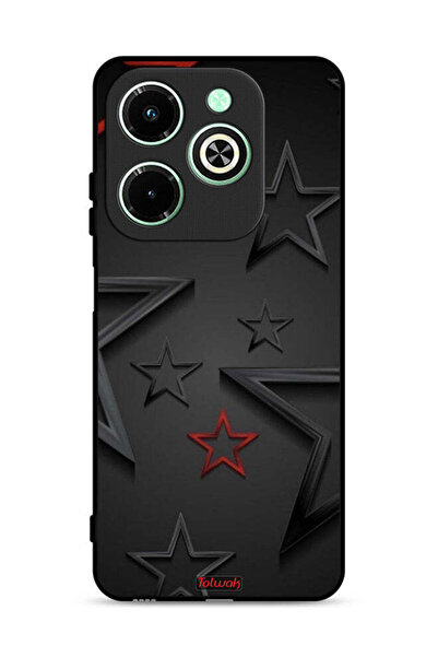Tolwak غطاء حماية لهاتف Infinix Hot 40i 4G بنقشة نجوم
