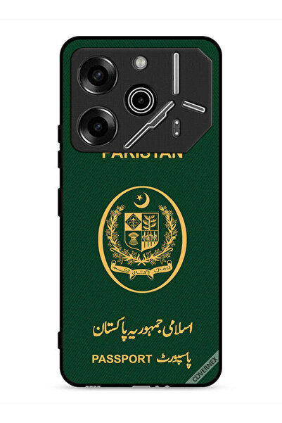 Covernex غطاء حماية لهاتف Tecno Pova 6 Pro 5G بنمط جواز السفر الباكستاني