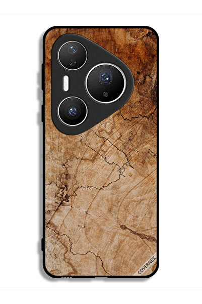 Covernex غطاء حماية لهاتف هواوي بيورا 80 برو بلس بنمط خشبي عتيق