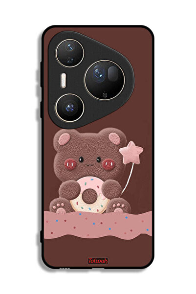 Tolwak Huawei Pura 80 Ultra Protective Case Cover Donut Bear