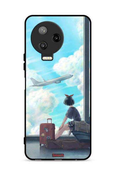 Tolwak غطاء حماية لهاتف Infinix Note 12 Pro 4G بتصميم فن السفر