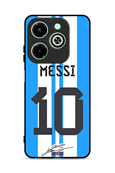 Tolwak غطاء حماية لهاتف Infinix Hot 40i 4G بتصميم Messi 10