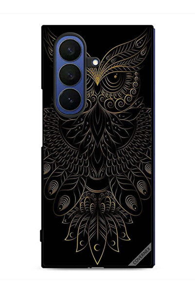 Covernex غطاء حماية لهاتف Samsung Galaxy Z Fold7 بتصميم بومة زهرية عصرية