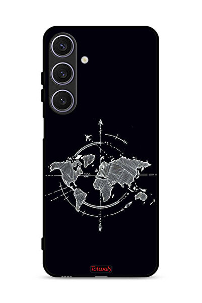 Tolwak غطاء حماية لهاتف سامسونج جالاكسي A26 برسومات البوصلة