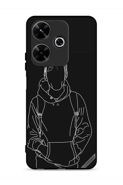 Covernex غطاء حماية لهاتف شاومي ريدمي 13 4G، رسم لجاكيت بوي