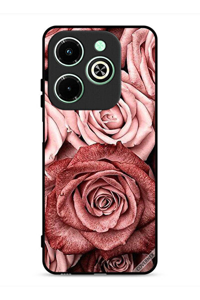 Covernex غطاء حماية لهاتف Infinix Hot 40i 4G بنقشة زهور الخوخ