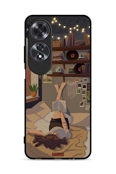 Tolwak Oppo A60 Protective Case Cover Studying Art