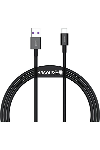 Baseus 1m USB Type-C to Type-C Charging Cable – Black