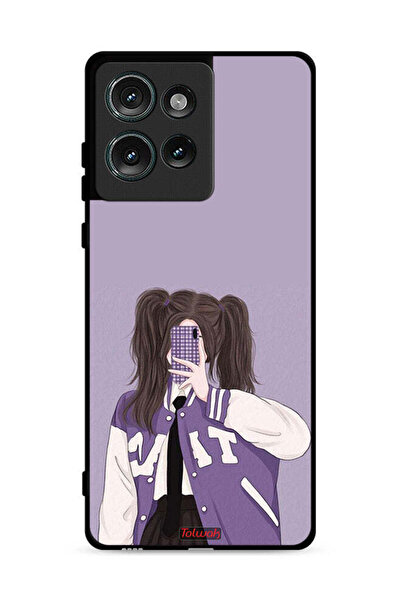 Tolwak غطاء حماية لهاتف موتورولا إيدج 50 لالتقاط صور سيلفي