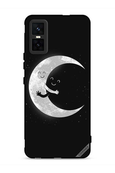 Covernex غطاء حماية لهاتف Infinix GT 30 Pro بتصميم عناق القمر والسماء المظلمة