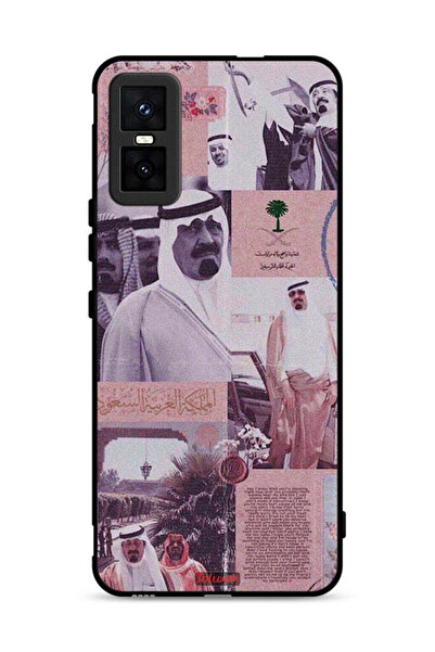 Tolwak غطاء حماية لهاتف إنفينيكس جي تي 30 برو، ملصق الملك عبد الله العتيق