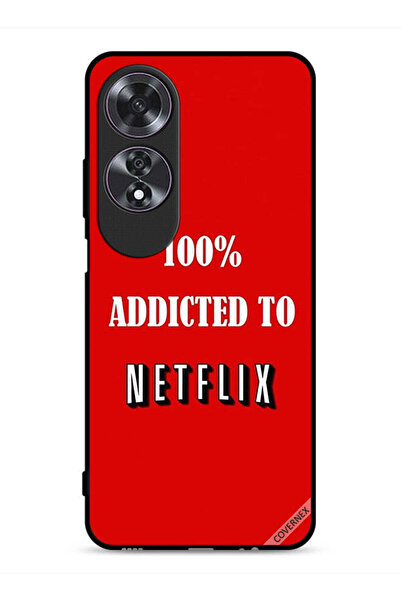 Covernex غطاء حماية لهاتف Oppo A60، مدمن على Netflix بنسبة 100%