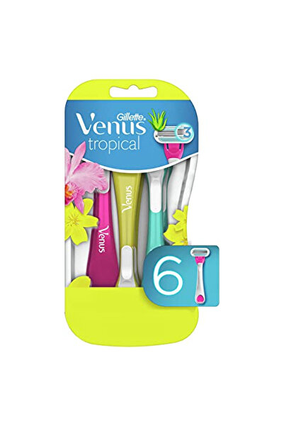 Gillette ماكينة حلاقة فينوس الاستوائية، 4+2