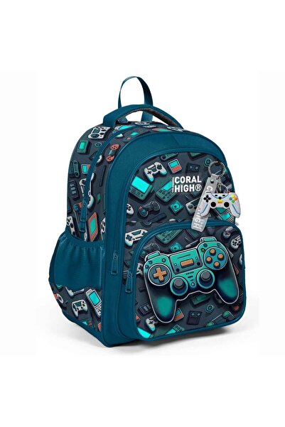 Coral High Gamer Desenli Okul Çantası 14423