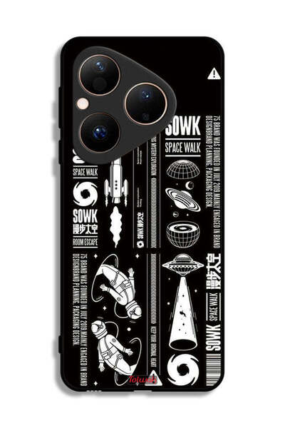 Tolwak غطاء حماية لهاتف هواوي بيورا 80، ملصق سوك سبيس ووك