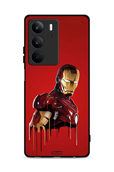 Tolwak غطاء حماية لهاتف Realme C75 4G برسومات الرجل الحديدي