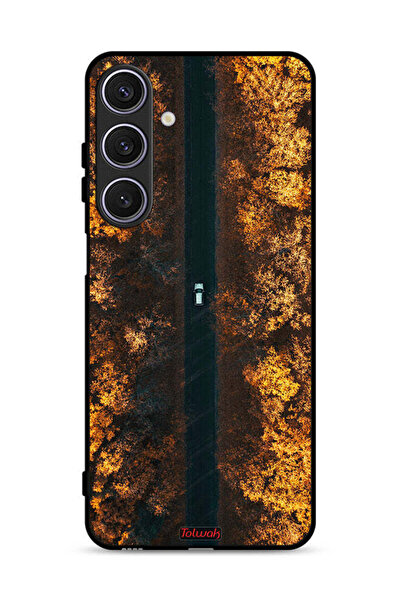 Tolwak غطاء حماية لهاتف سامسونج جالاكسي A26 - طريق في أشجار الخريف