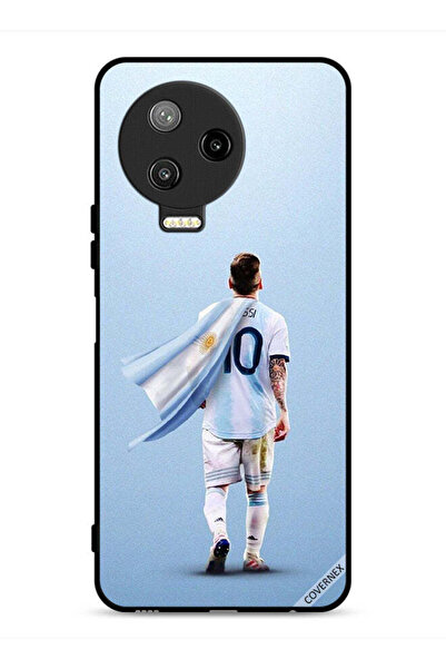 Covernex غطاء حماية لهاتف Infinix Note 12 Pro 4G بطبعة ليو ميسي الرجل الخارق
