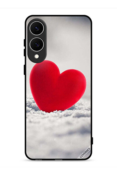 Covernex غطاء حماية لهاتف Samsung Galaxy S25 Edge بتصميم قلب أحمر جميل