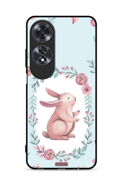 Tolwak غطاء حماية لهاتف Oppo A60 على شكل أرنب