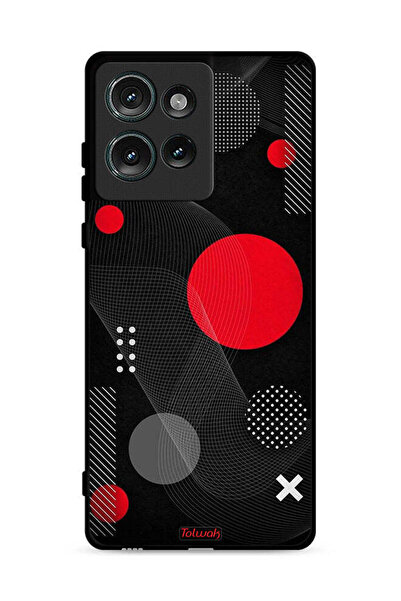 Tolwak غطاء حماية لهاتف موتورولا إيدج 50 بنمط دائري ومتقاطع