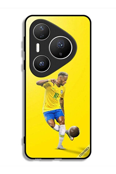 Covernex غطاء حماية لهاتف هواوي بيورا 80 برو، نيمار مع كرة قدم