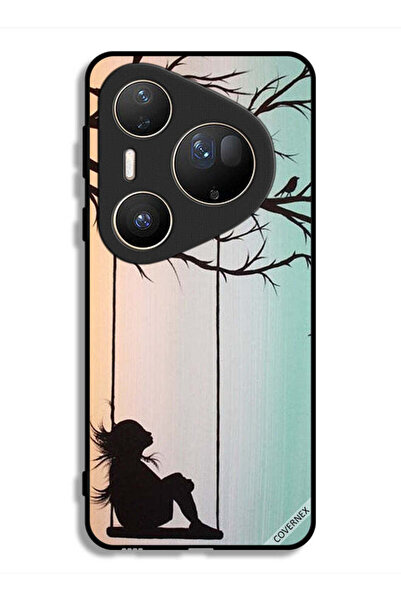 Covernex غطاء حماية فائق من هواوي بيورا 80 بتصميم فتاة صغيرة حزينة