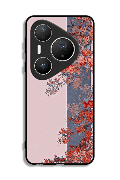 Tolwak غطاء حماية لهاتف هواوي بيورا 80 برو بلس برسومات أوراق الشجر والزهور