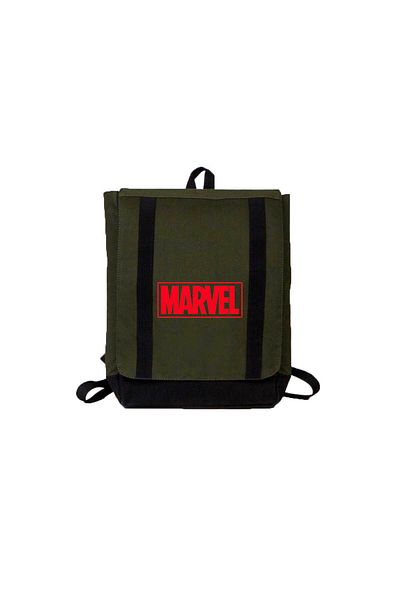 Z zepplin Marvel Logo Green Backpack