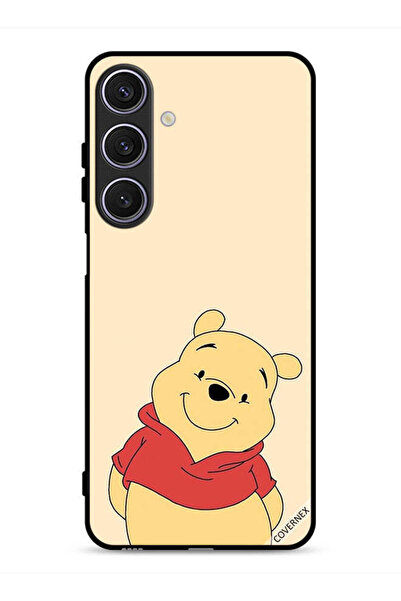 Covernex غطاء حماية لهاتف Samsung Galaxy A26 بتصميم الدب في وضع السعادة
