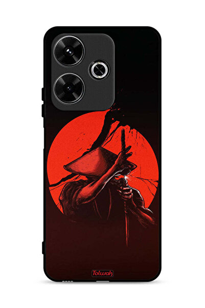 Tolwak غطاء حماية لهاتف شاومي ريدمي 13 4G بتصميم محارب السيف