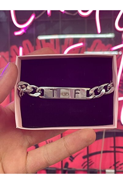 TAŞ DEVRİ HEDİYELİK Eye Letter Printed Bracelet