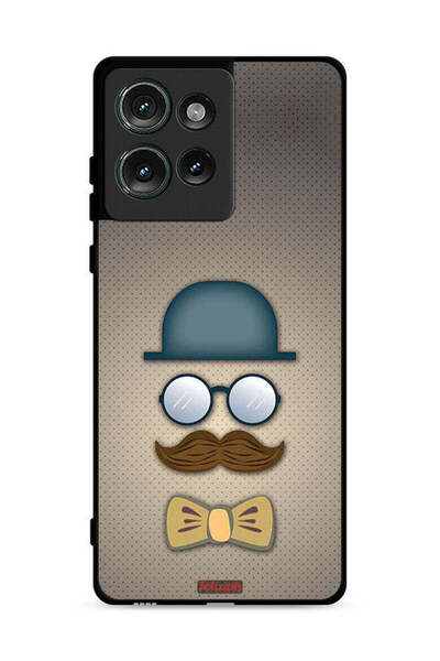 Tolwak غطاء حماية لهاتف موتورولا إيدج 50 برسومات رأس الرجل