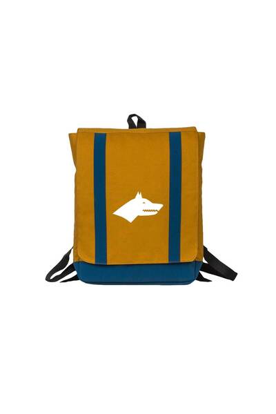 Z zepplin Gokturk Wolf Yellow Backpack