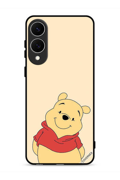 Covernex غطاء حماية لهاتف Samsung Galaxy S25 Edge بتصميم الدب في وضع السعادة