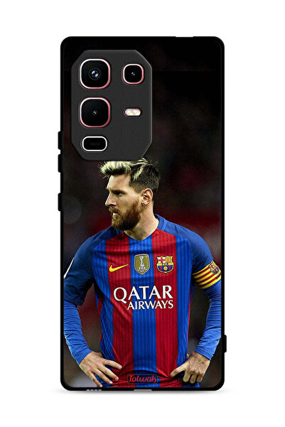 Tolwak غطاء حماية لهاتف Infinix Note 50s ميسي برشلونة