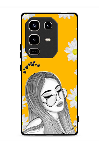 Covernex غطاء حماية لهاتف Infinix Note 50 Pro 4G، نظارات، فن فتاة
