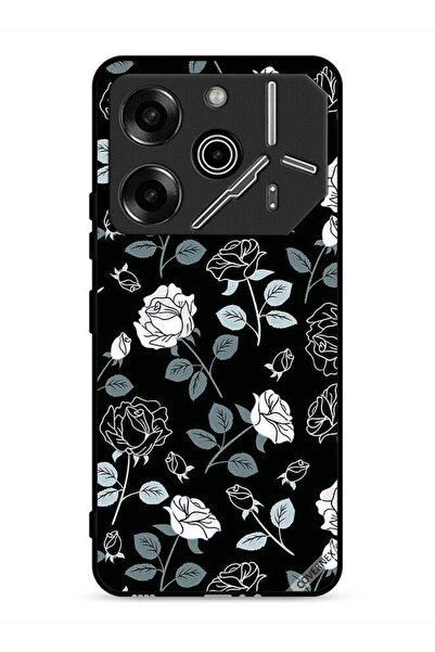 Covernex غطاء حماية لهاتف تكنو بوفا 6 برو 5G بنقشة زهور