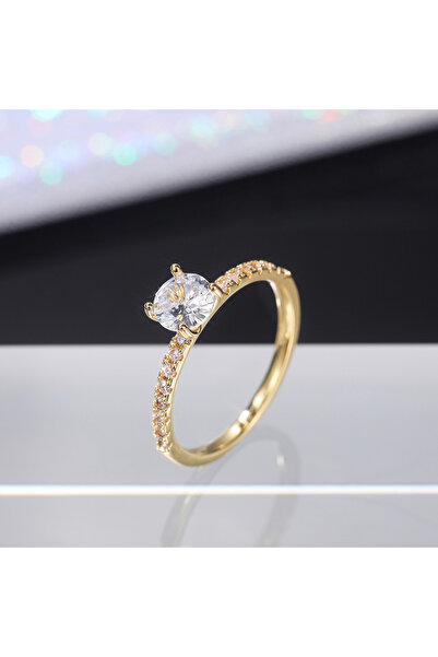 Choice 5 خواتم خطوبة وزفاف نسائية من Huitan بتصميم كلاسيكي بأربعة مخالب F747،...