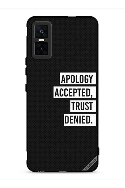 Covernex Infinix GT 30 Pro Protective Case Cover Apology Accepted Trust Denied