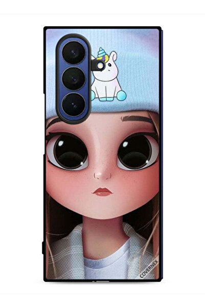 Covernex غطاء حماية لهاتف سامسونج جالاكسي زد فولد 7 - فتاة يونيكورن لطيفة